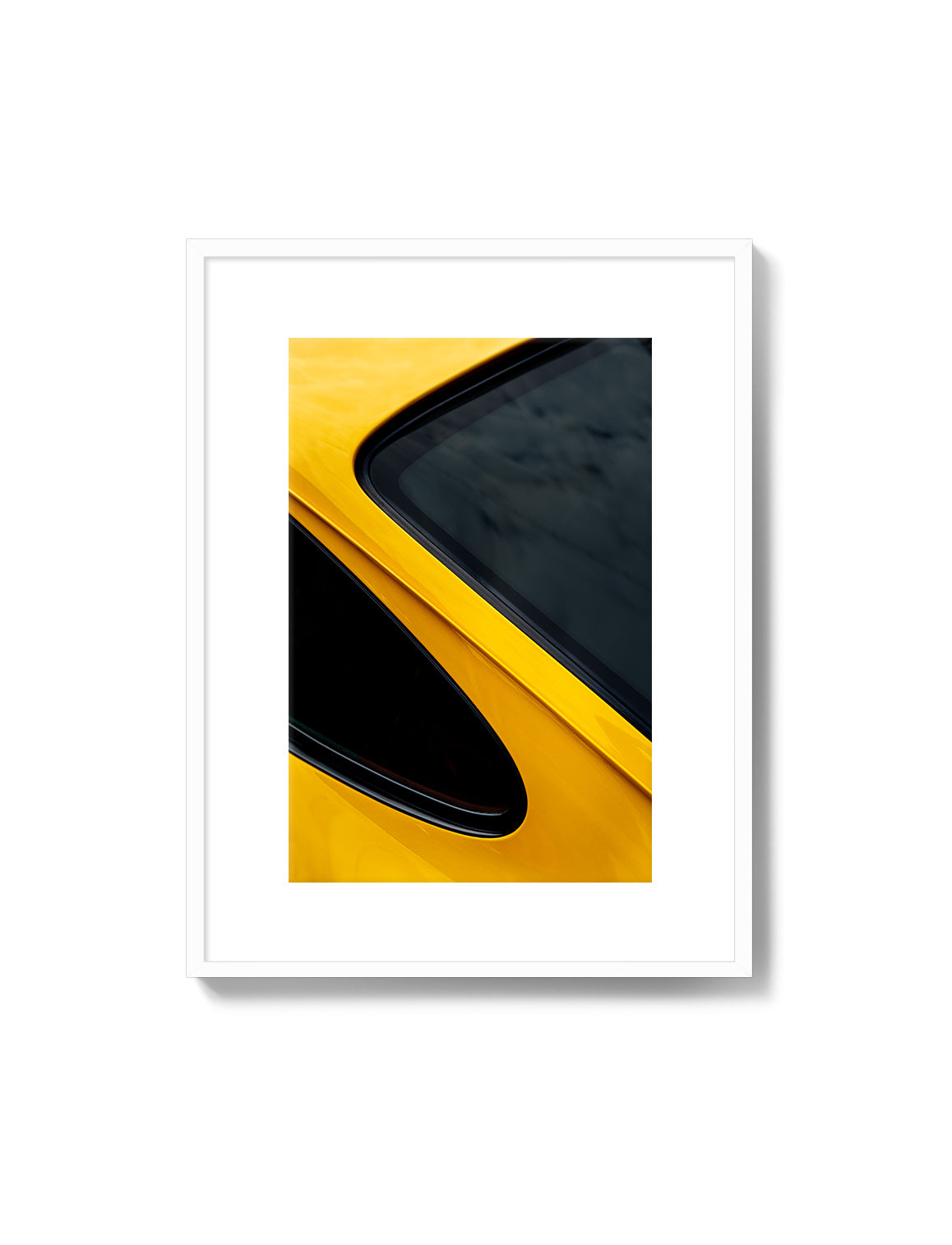 Yellow Porsche Curves