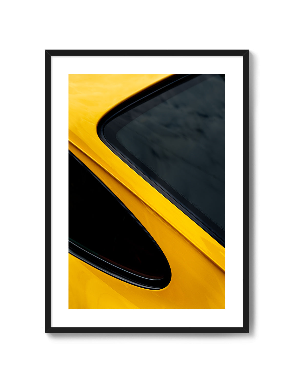 Yellow Porsche Curves