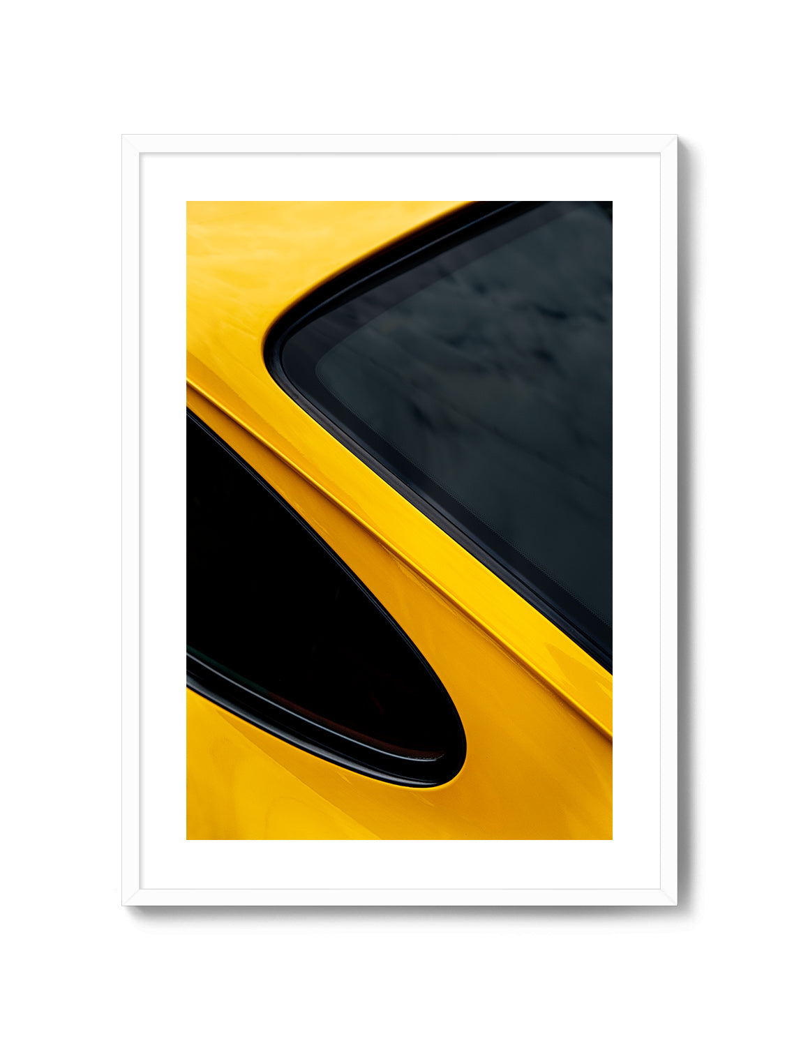 Yellow Porsche Curves