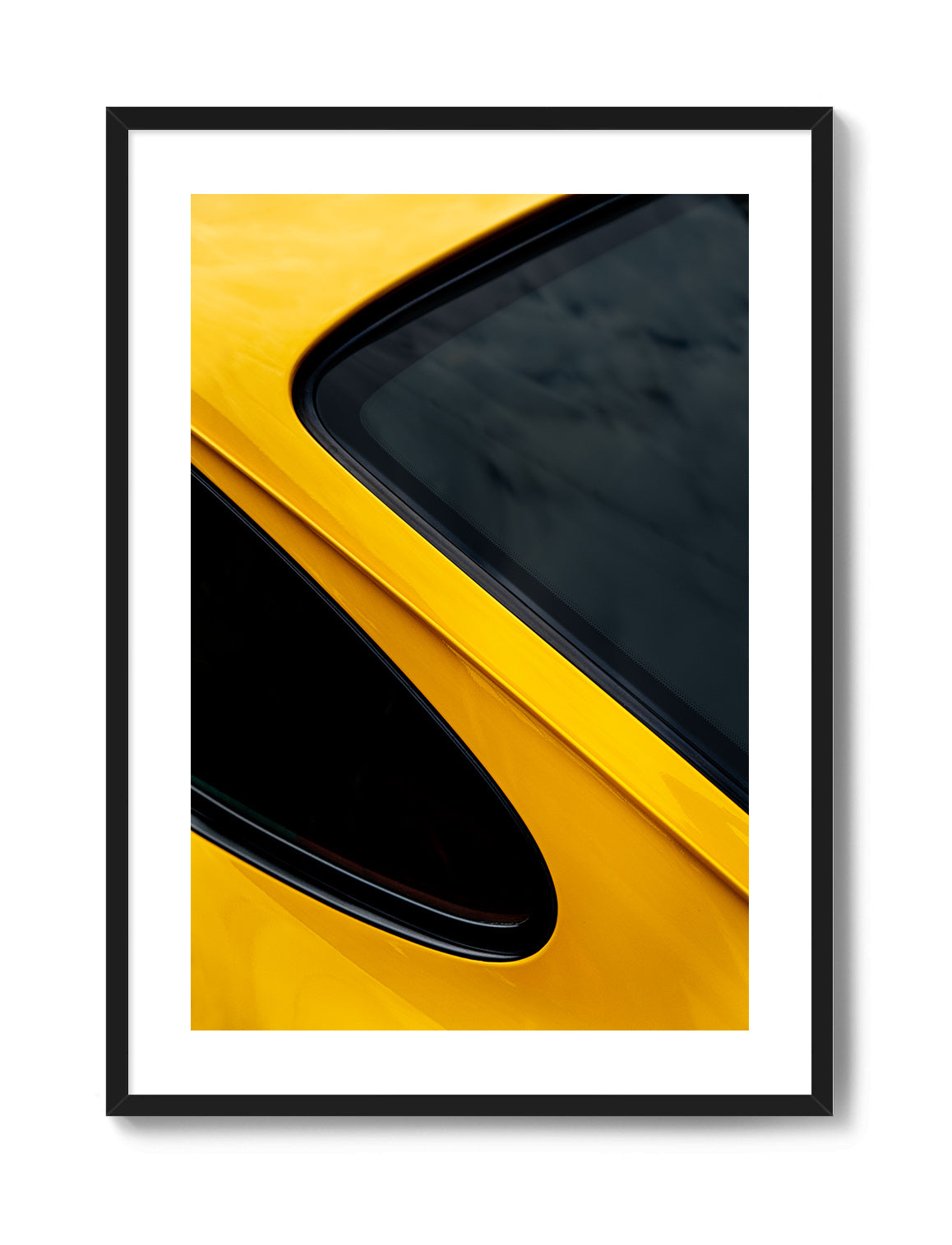 Yellow Porsche Curves