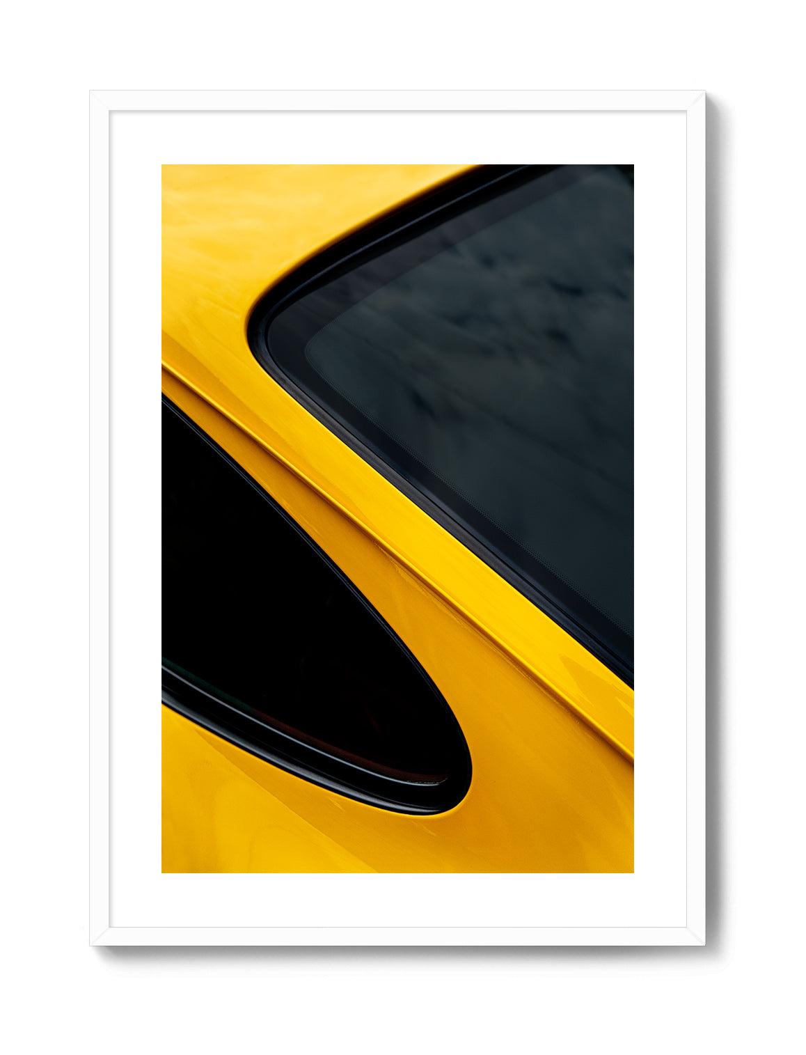 Yellow Porsche Curves