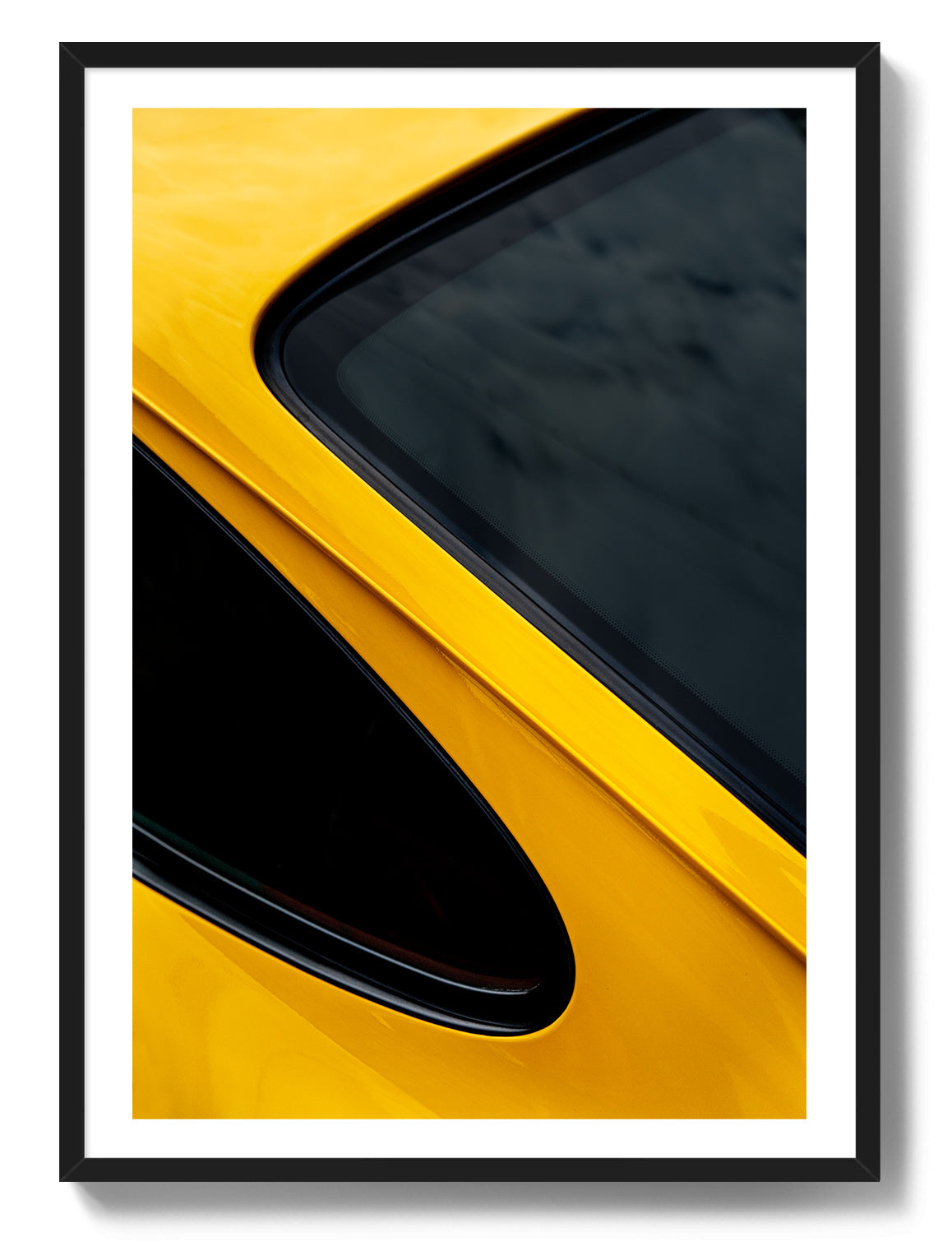Yellow Porsche Curves