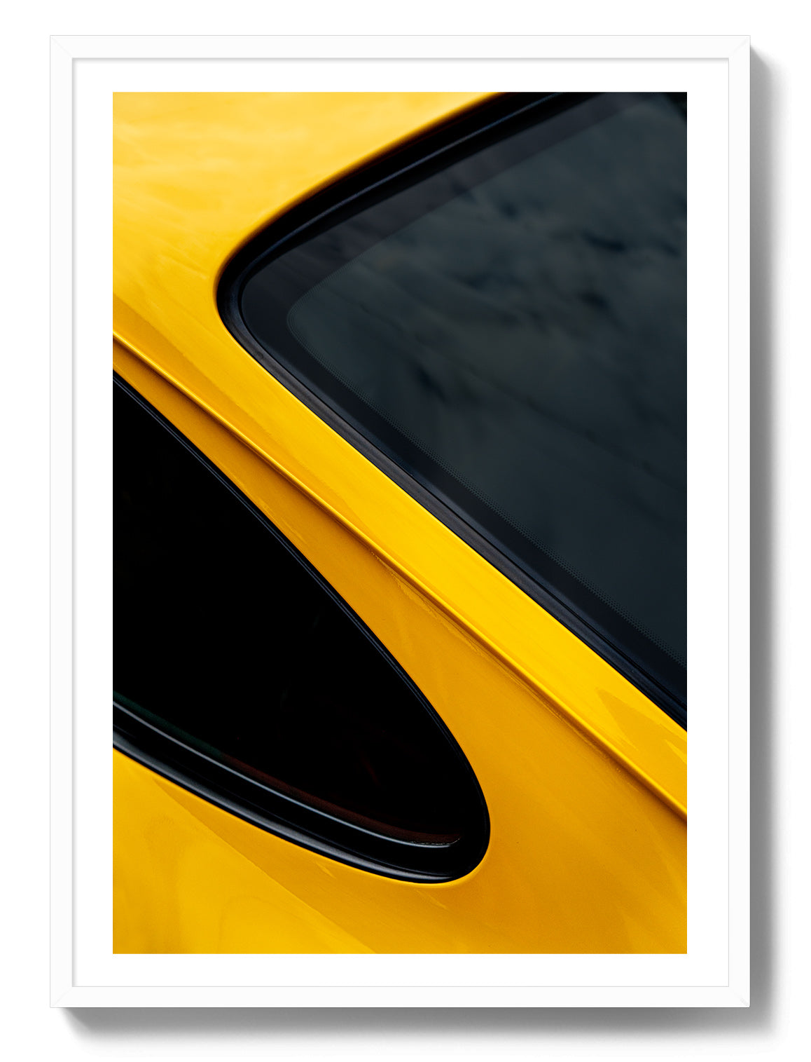 Yellow Porsche Curves