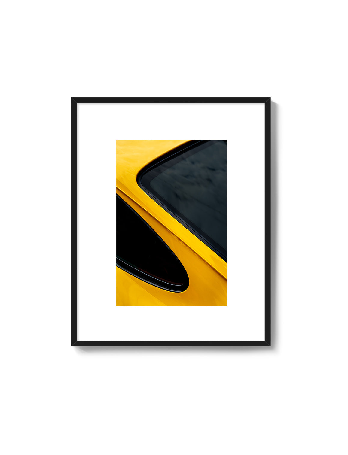 Yellow Porsche Curves