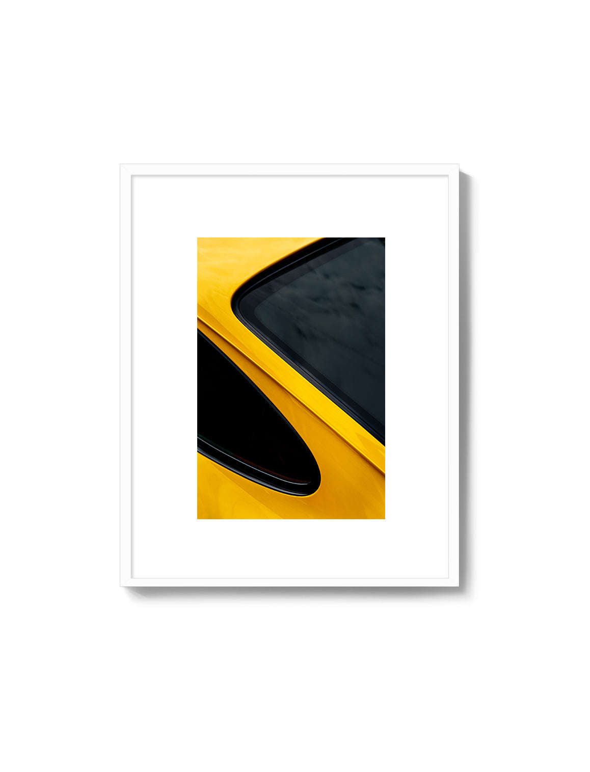 Yellow Porsche Curves