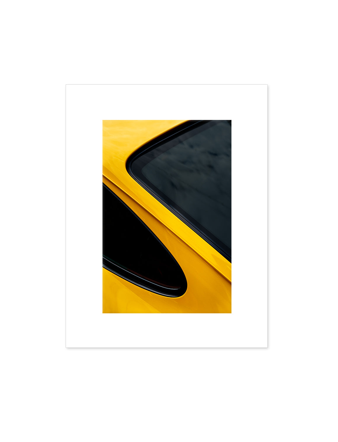 Yellow Porsche Curves