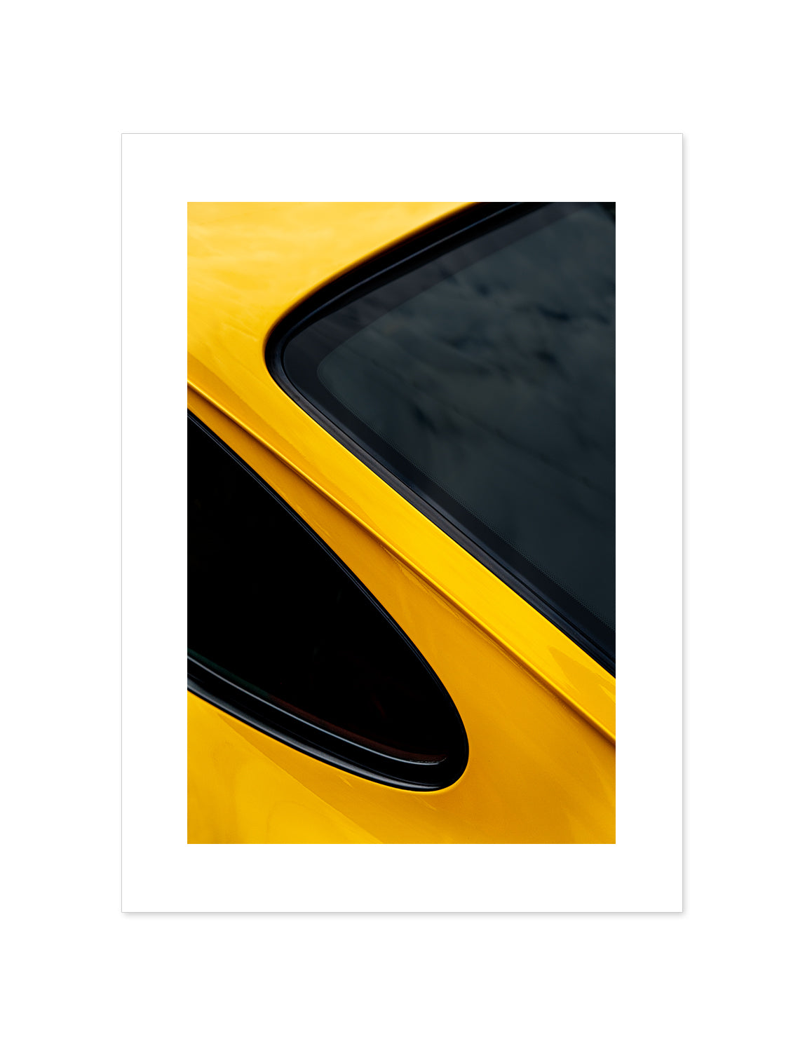 Yellow Porsche Curves