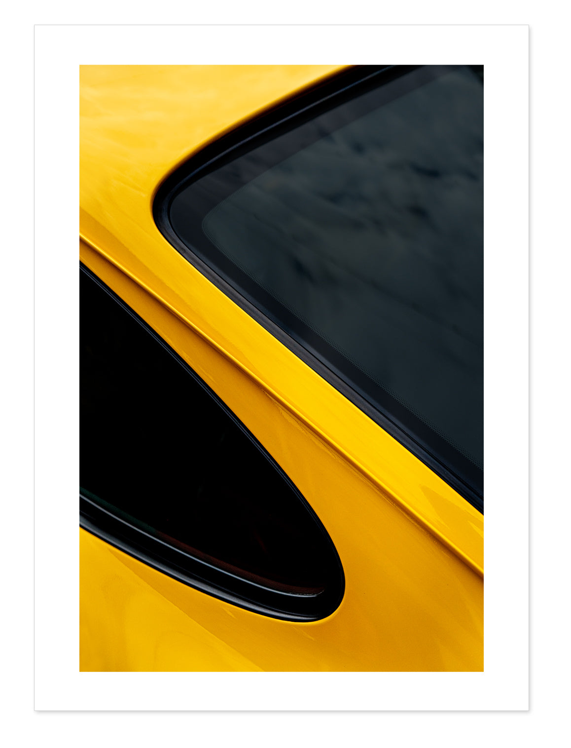 Yellow Porsche Curves