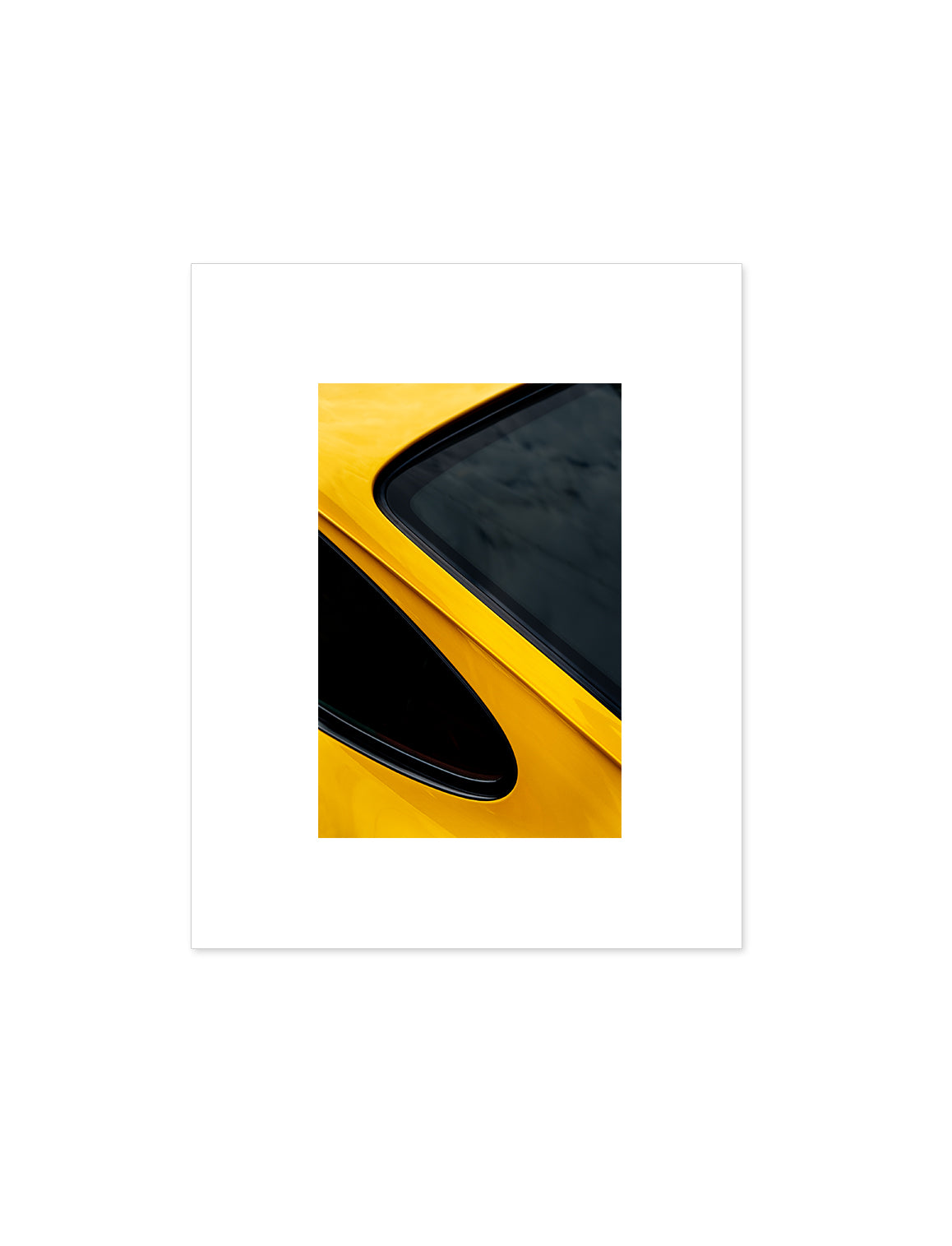 Yellow Porsche Curves