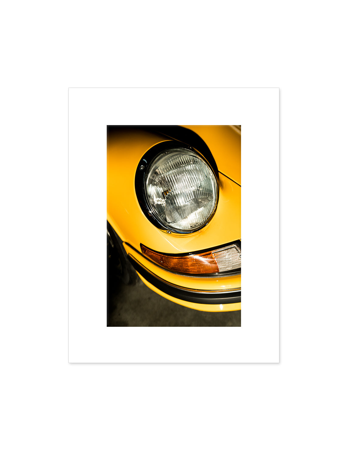 Yellow Targa Headlight