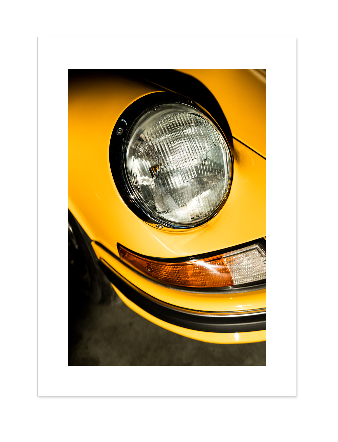 Yellow Targa Headlight