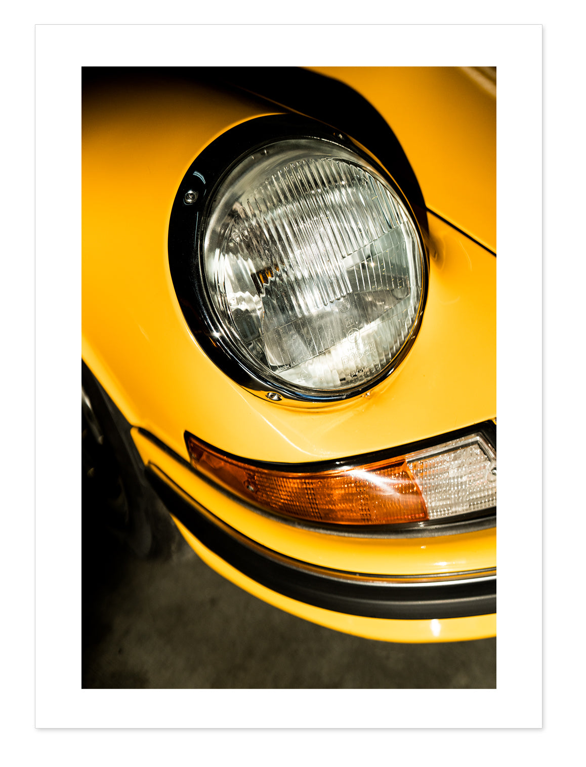 Yellow Targa Headlight